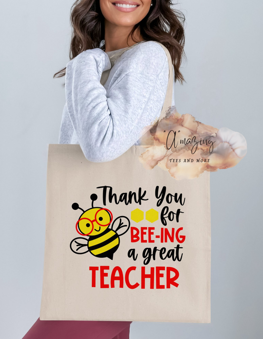 Thank you for bee-ing a great teacher Tote bag