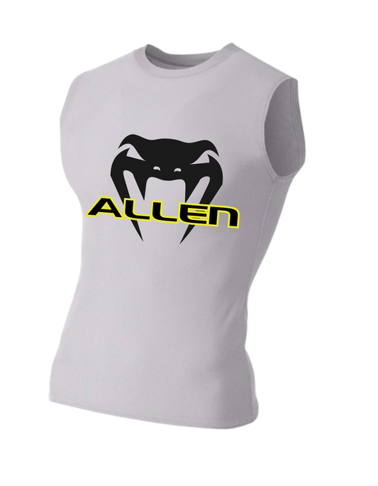 Allen Vipers Practice Set- Sleeveless Compression Muscle T-Shirt/Performance Short