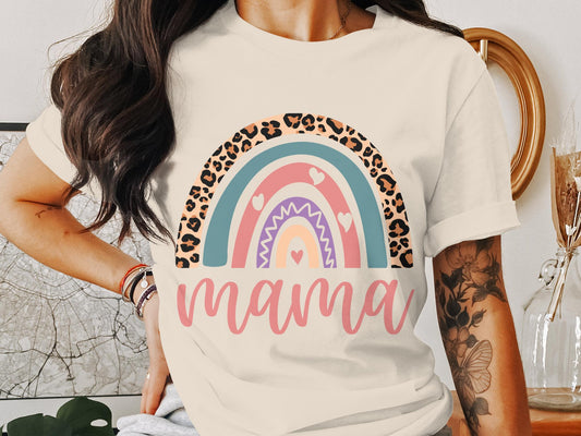 Mama Rainbow Tshirt
