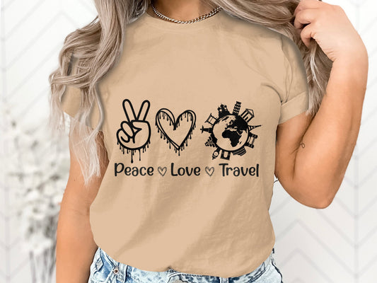 Peace-Love-Travel T-Shirt