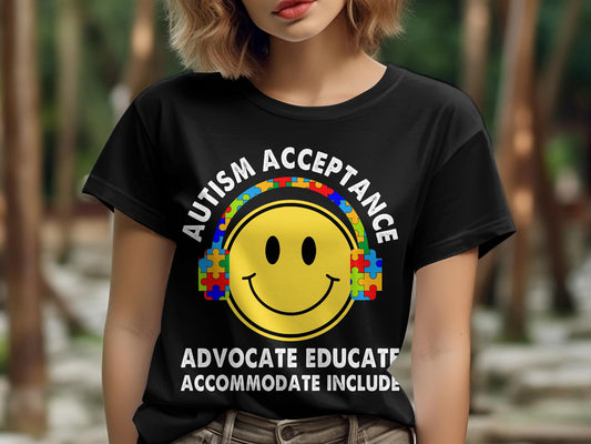 Autism Acceptance-Advocate/Accommodate/Include
