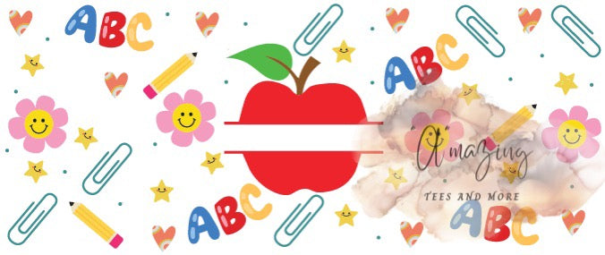 ABC w/apple (Name Personalization)