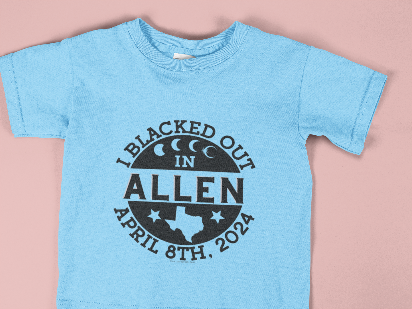 I blacked out in Allen, Texas- T-shirt
