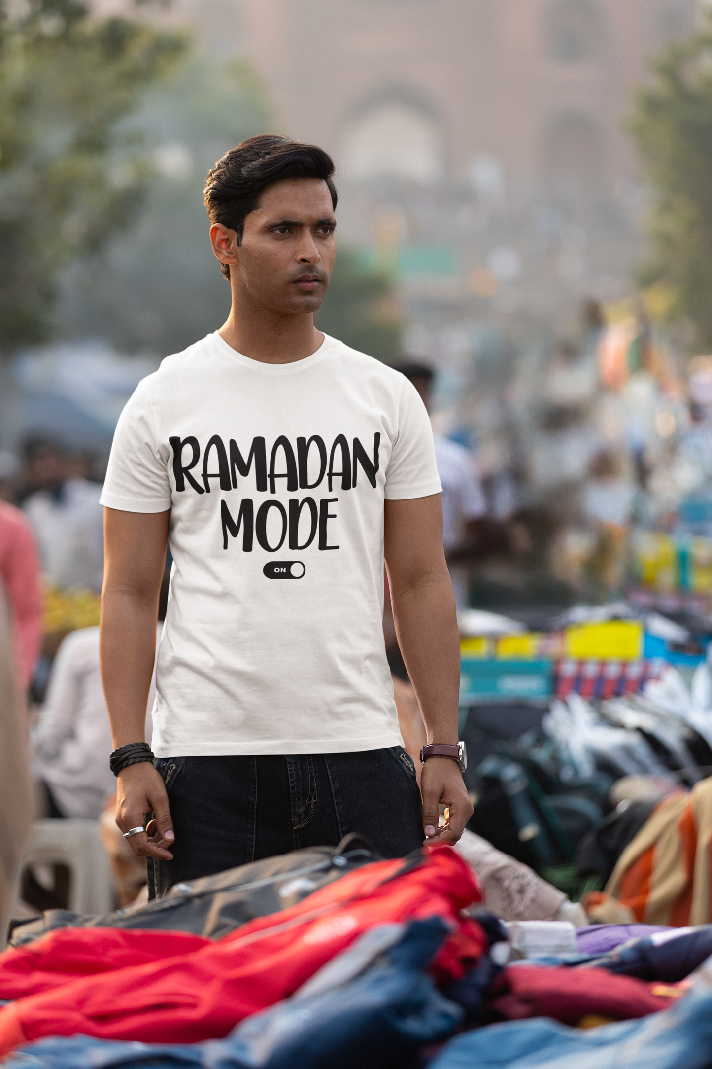 Ramadan Mode Unisex Black Letters
