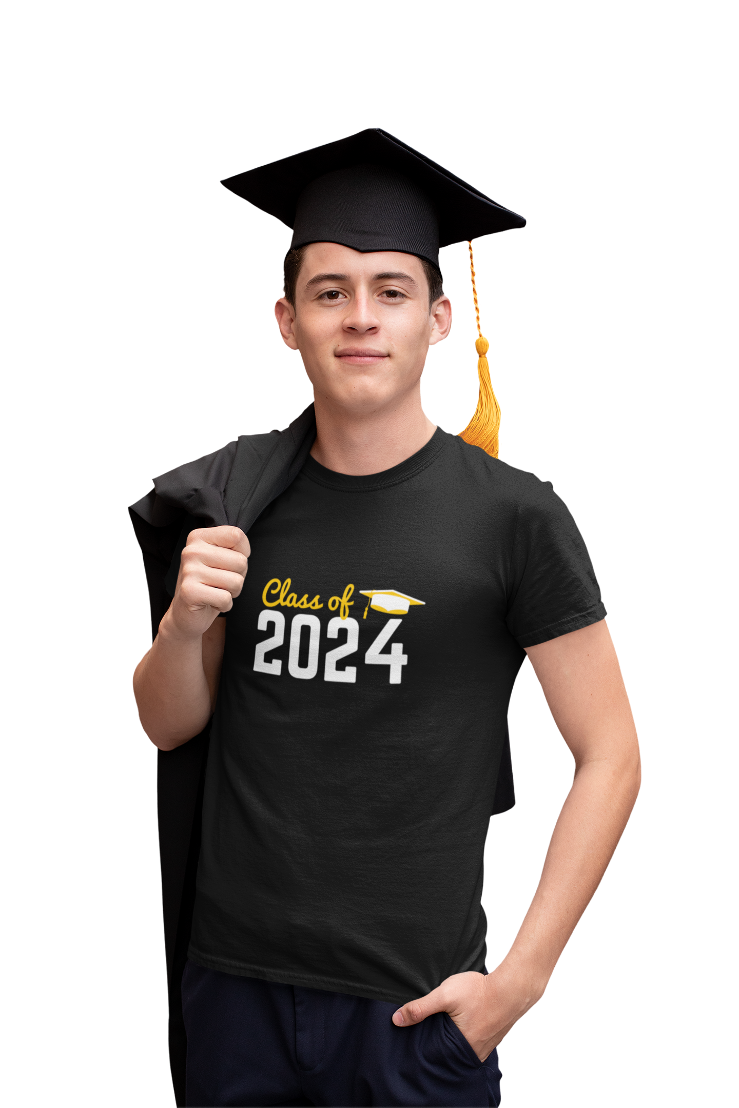 Class of 2024 w/cap T-shirt