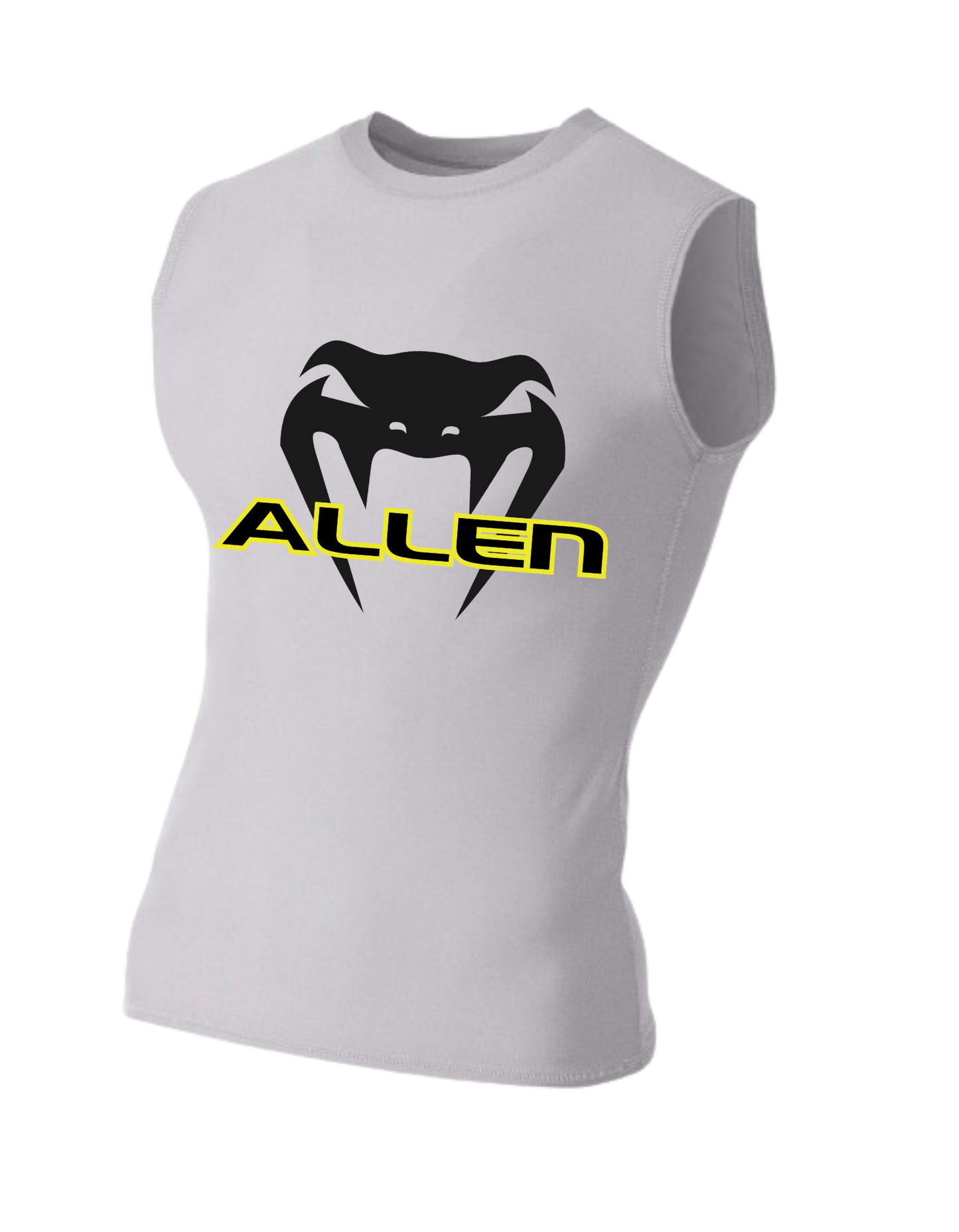 Allen Vipers Practice Set- Sleeveless Compression Muscle T-Shirt/Performance Short