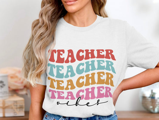 Teacher Vibes-Retro