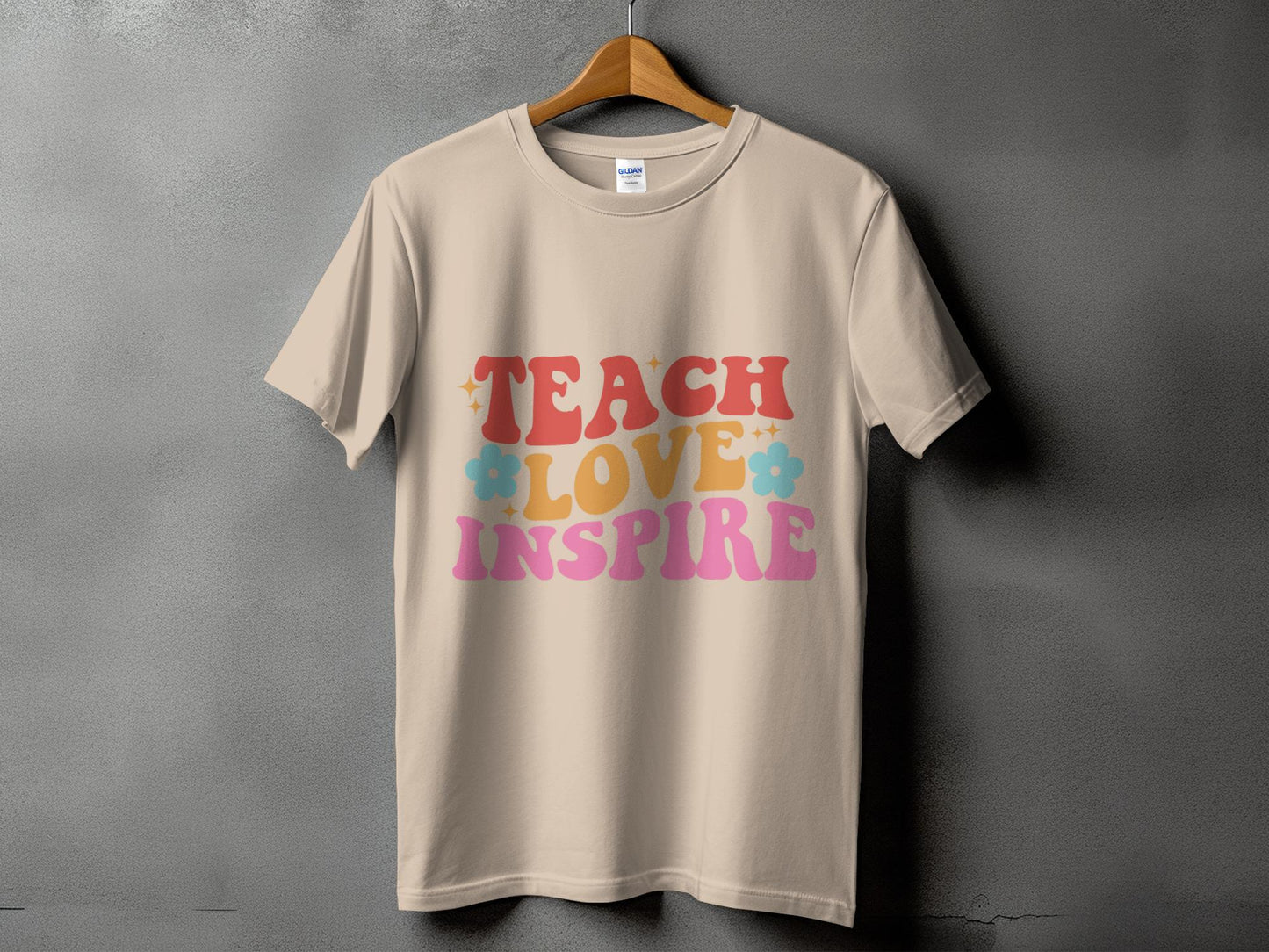 Teach Love Inspire-Retro