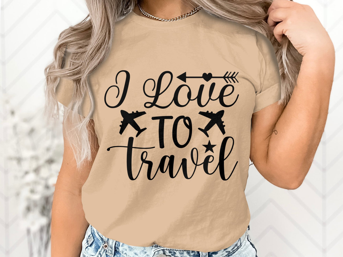 I love to travel t-shirt