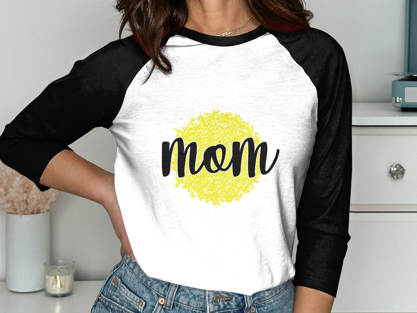 Mom on Pom Pom T-Shirt