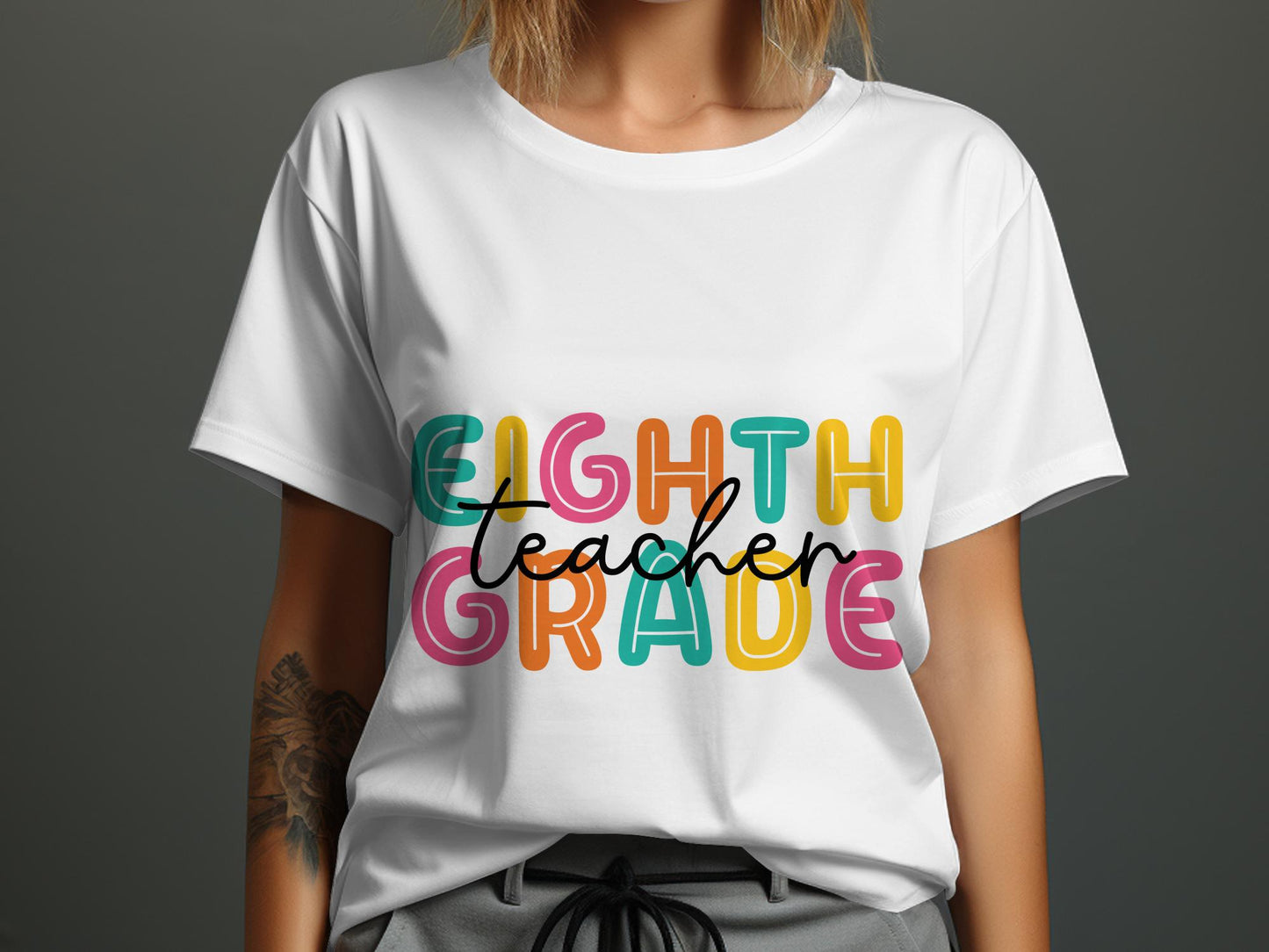 Teacher- Colorful Grade