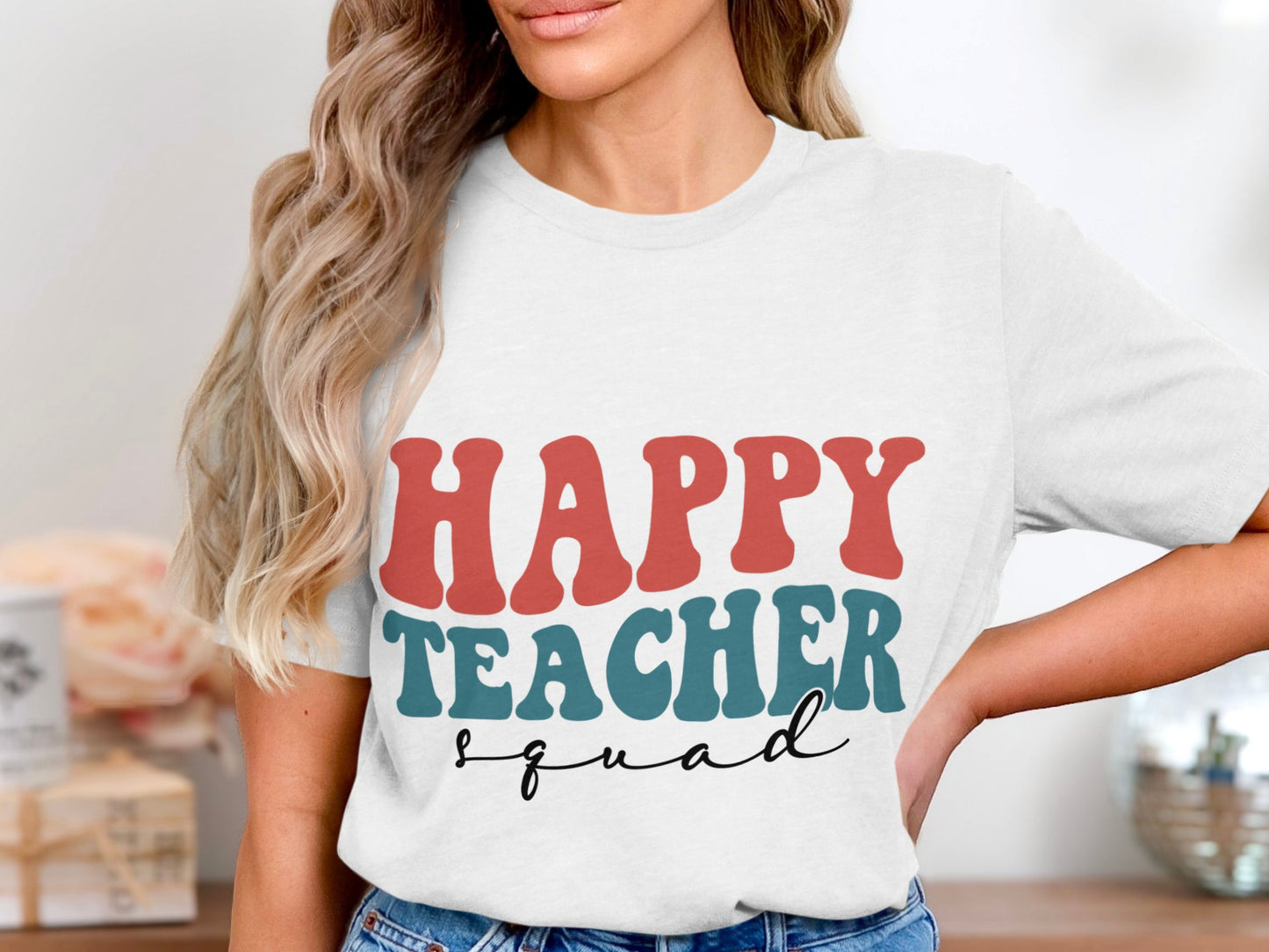 Happy Teacher Squad-Retro