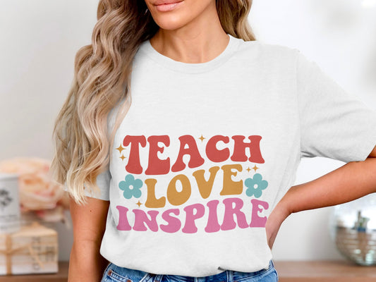 Teach Love Inspire-Retro