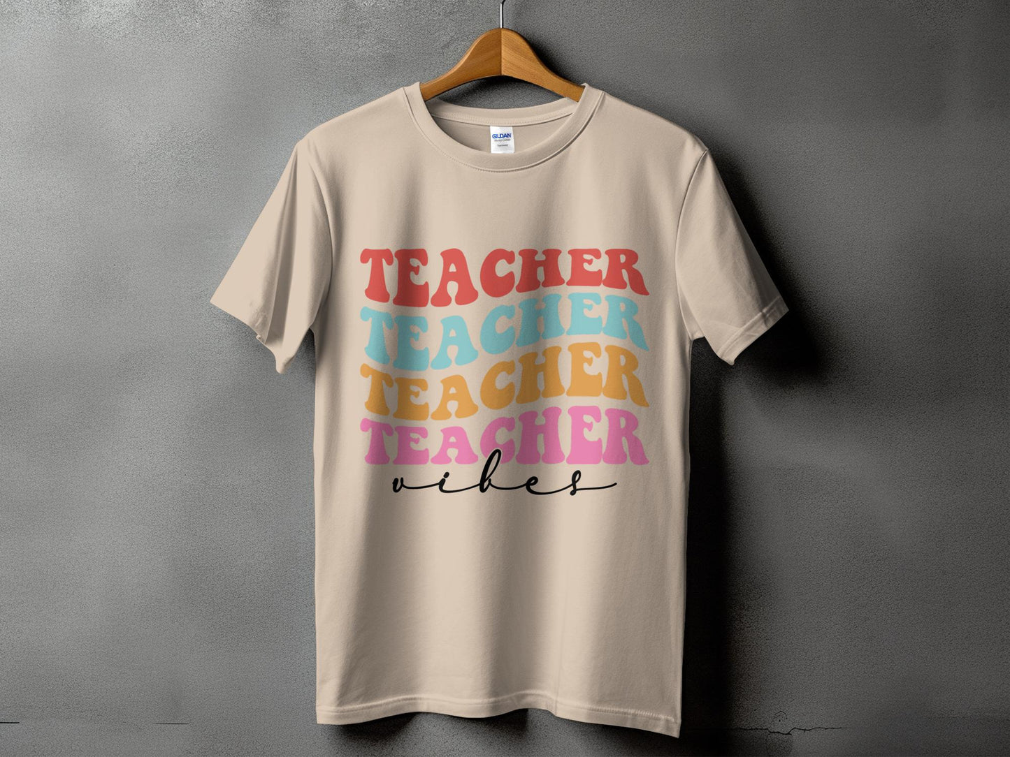 Teacher Vibes-Retro