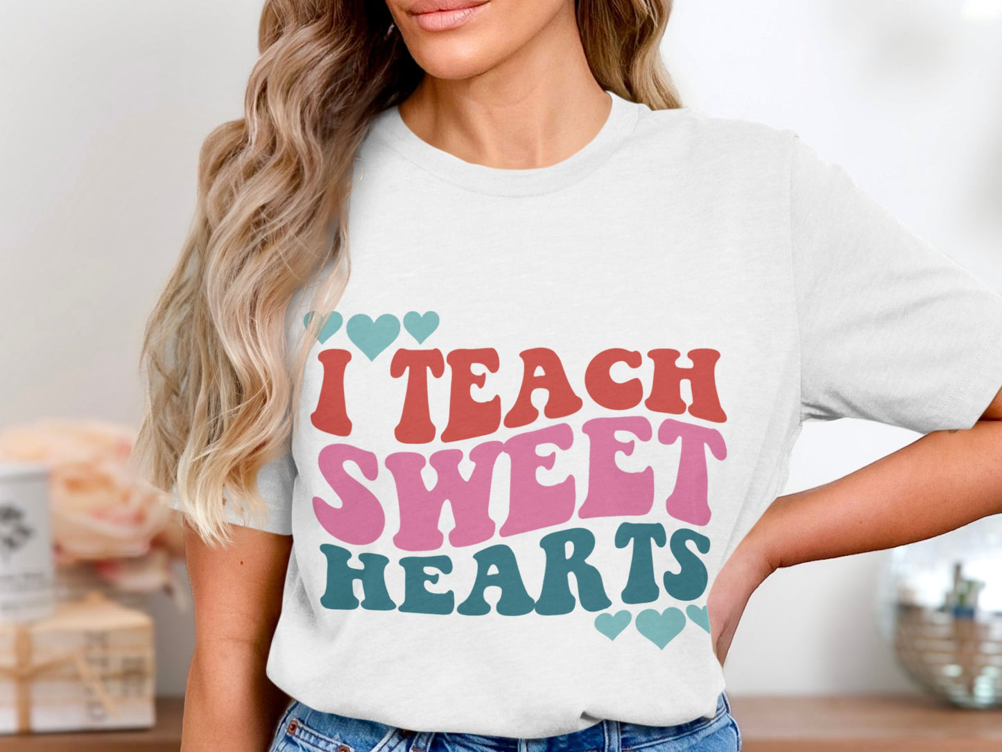 I Teach Sweet Hearts 2-Retro