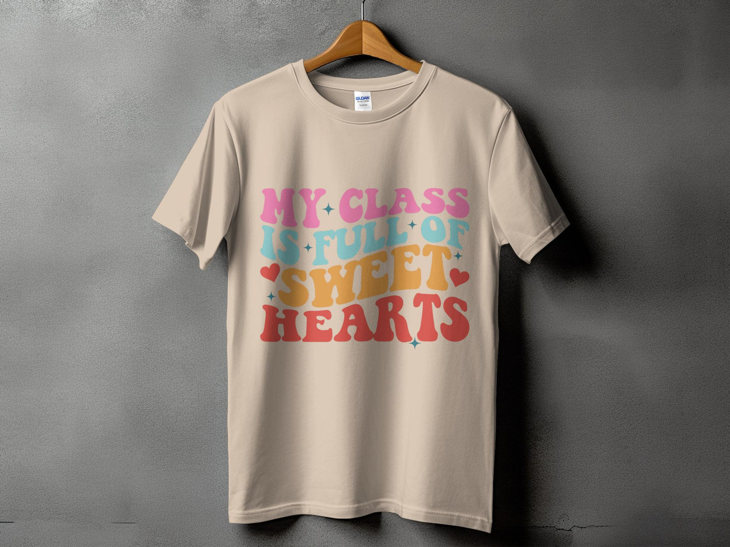 My class is full of sweet hearts-Retro