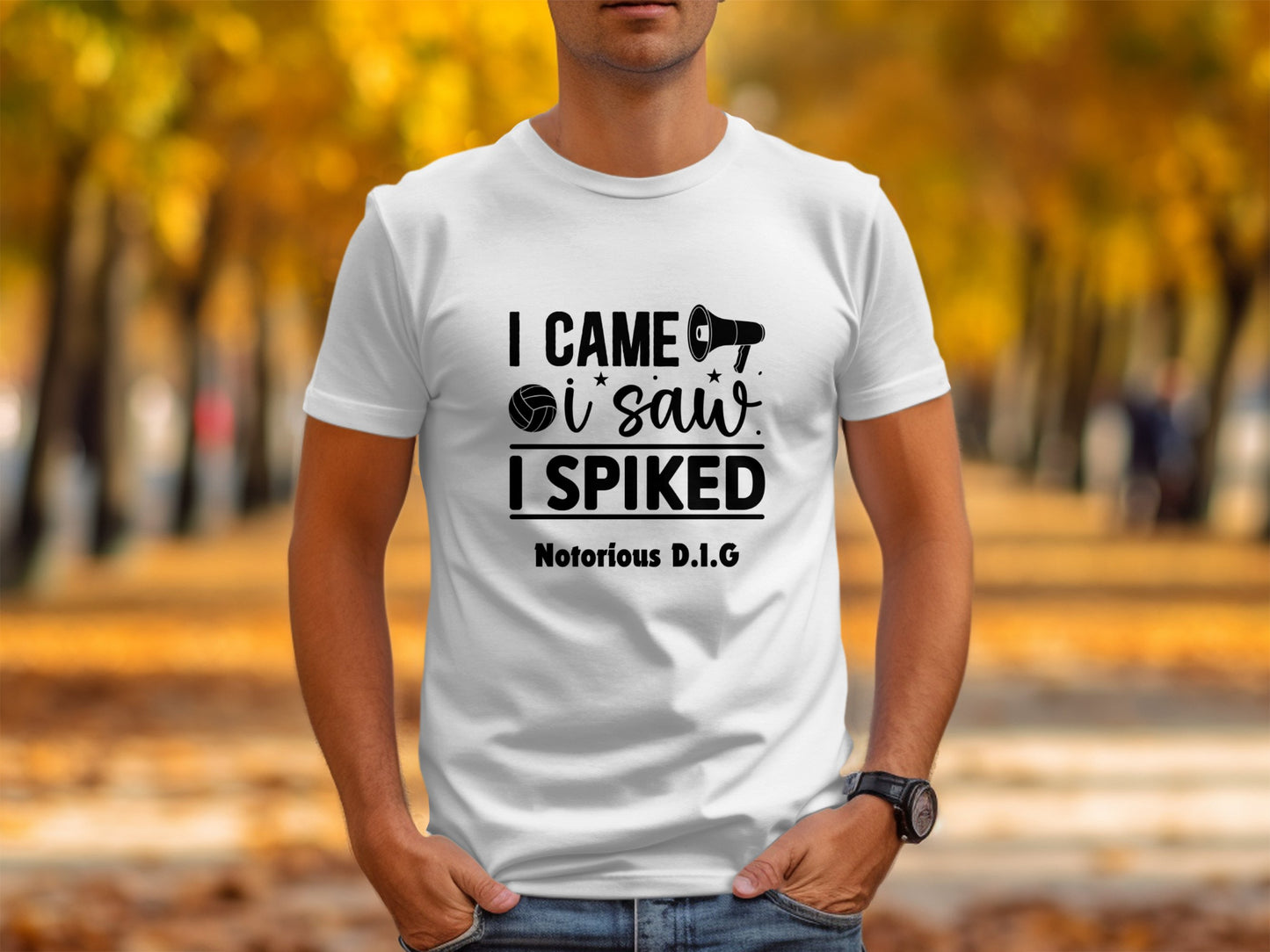 I came I saw I spiked-BLACK FONT