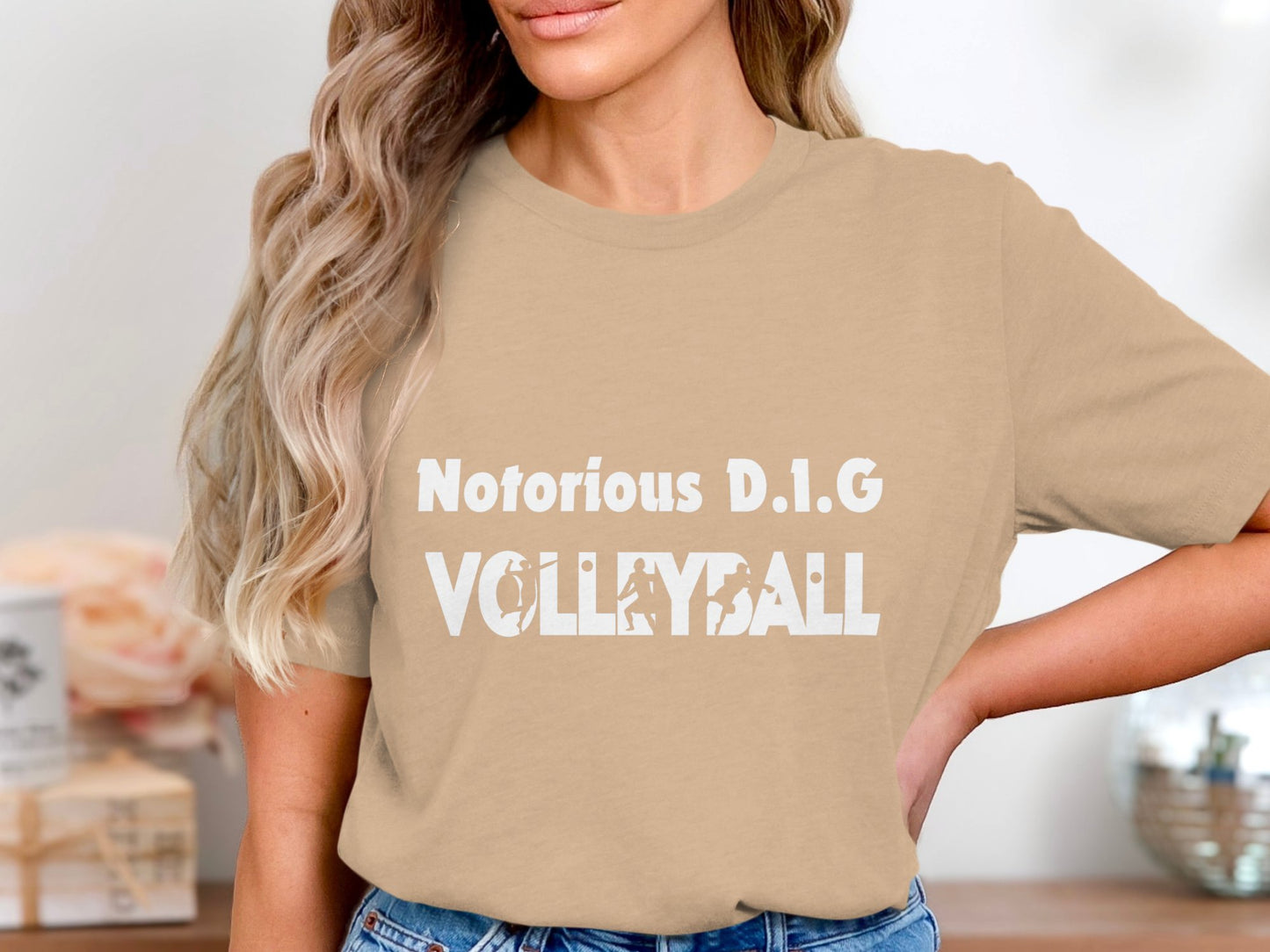 Notorious D.I.G Volleyball-White Font