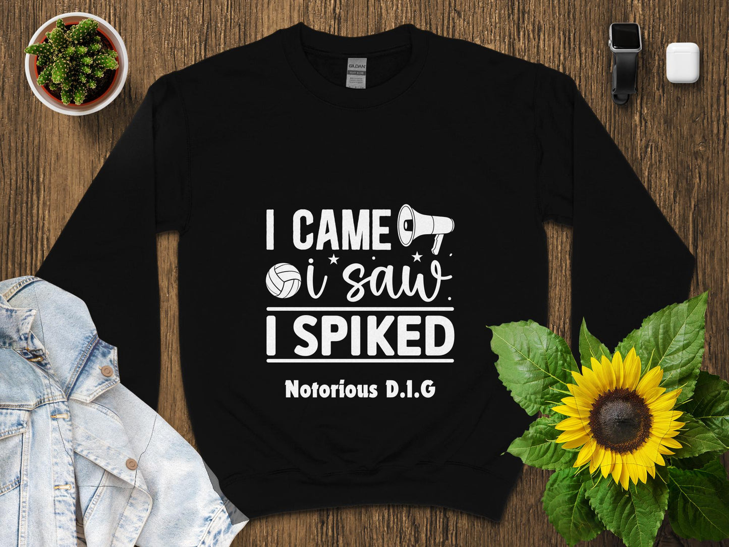 I came I saw I spiked-WHITE FONT