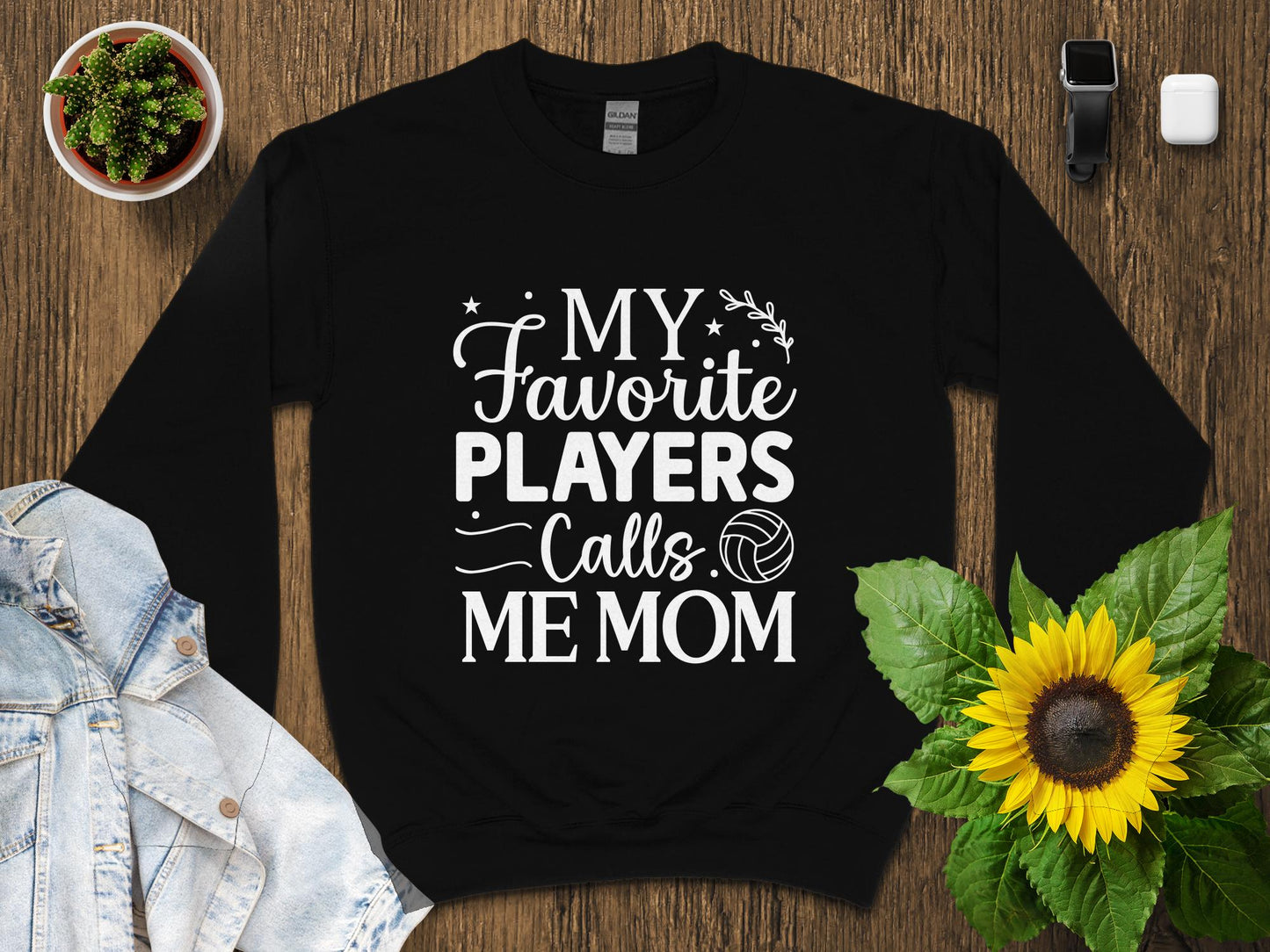 My favorite player calls me mom- White or Black Font