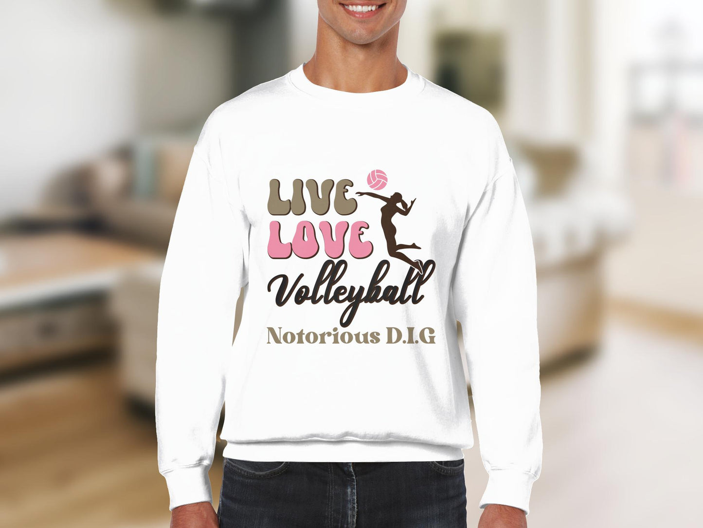 Live Love Volleyball Notorious D.I.G