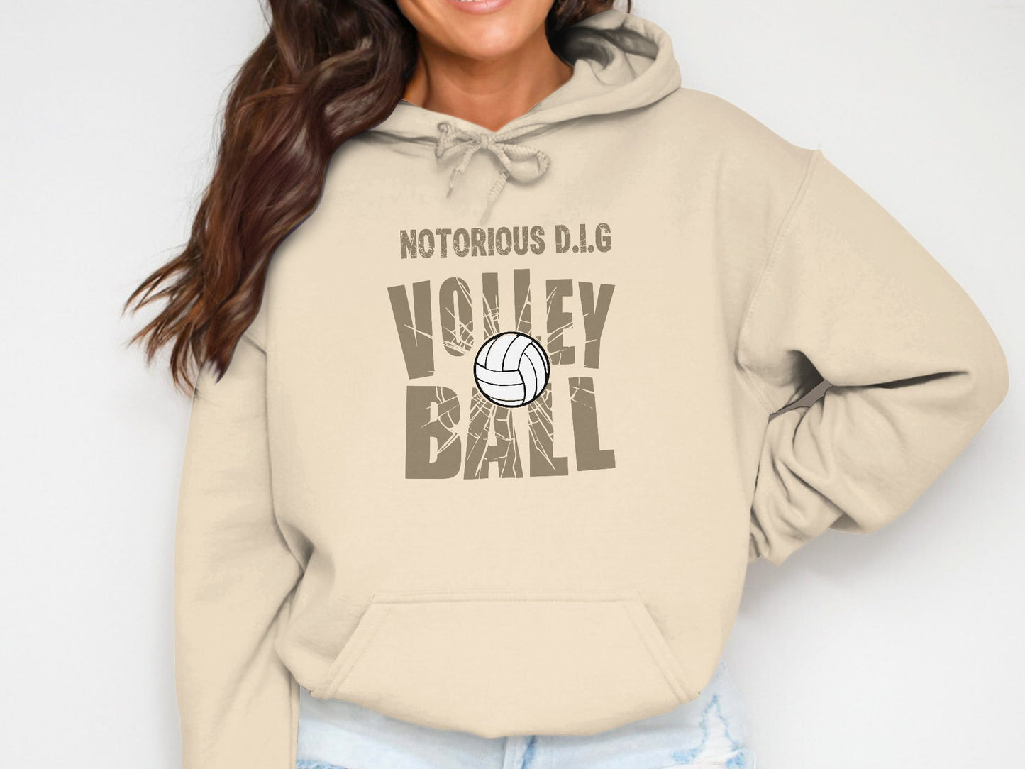 Notorious D.I.G Volleyball- Gold font