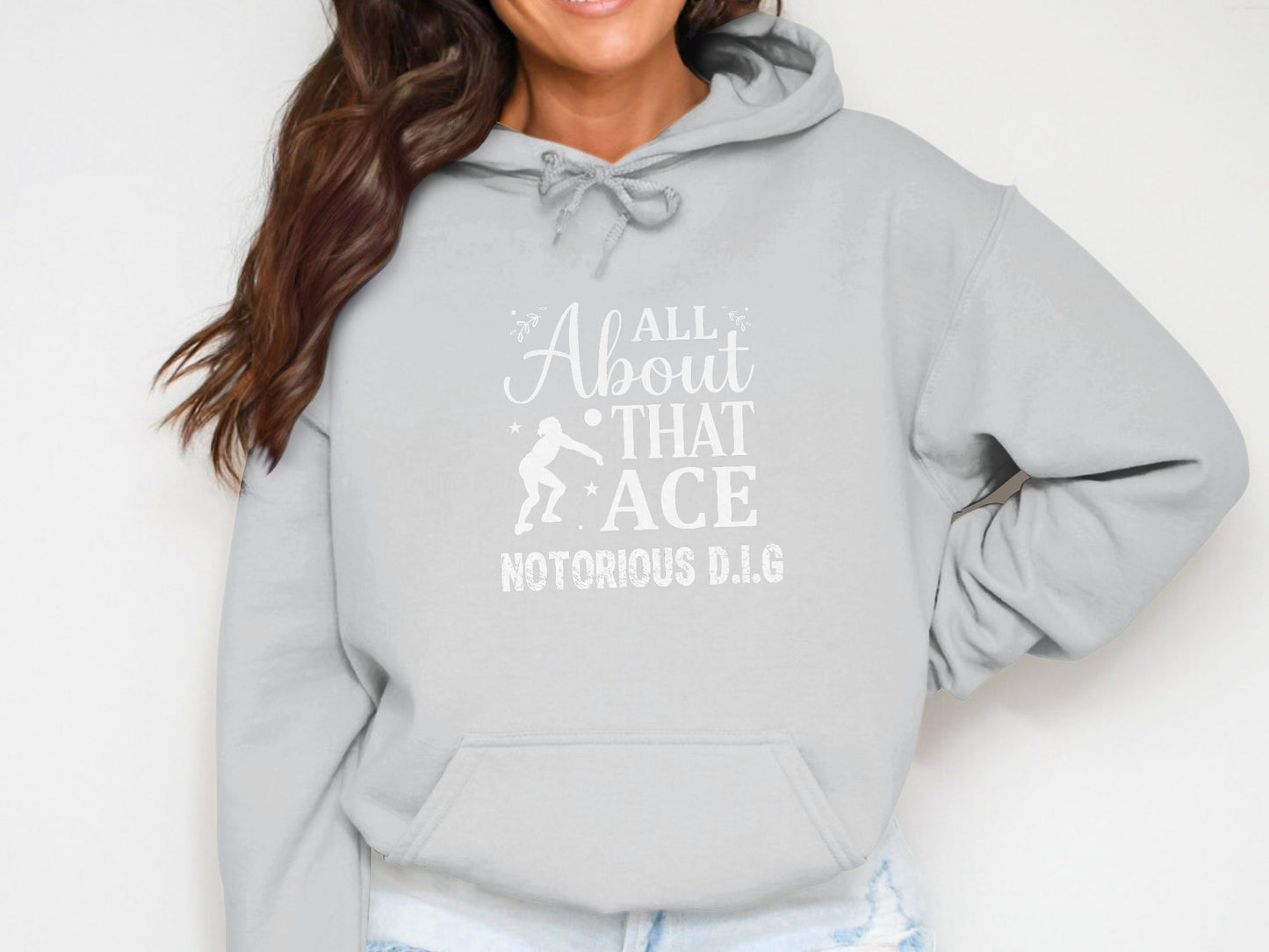 All about that ace Notorious D.I.G-white font