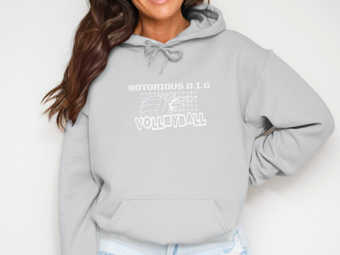 Notorious D.I.G Volleyball-white font