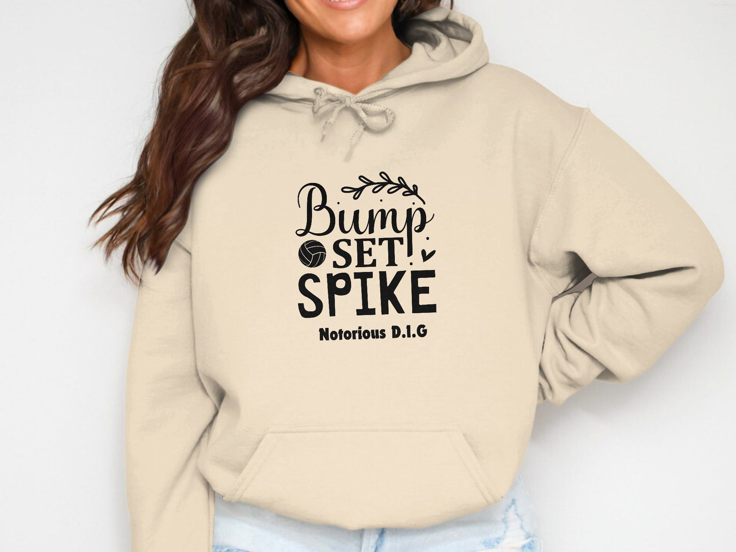 Bump Set Spike Notorious D.I.G black font