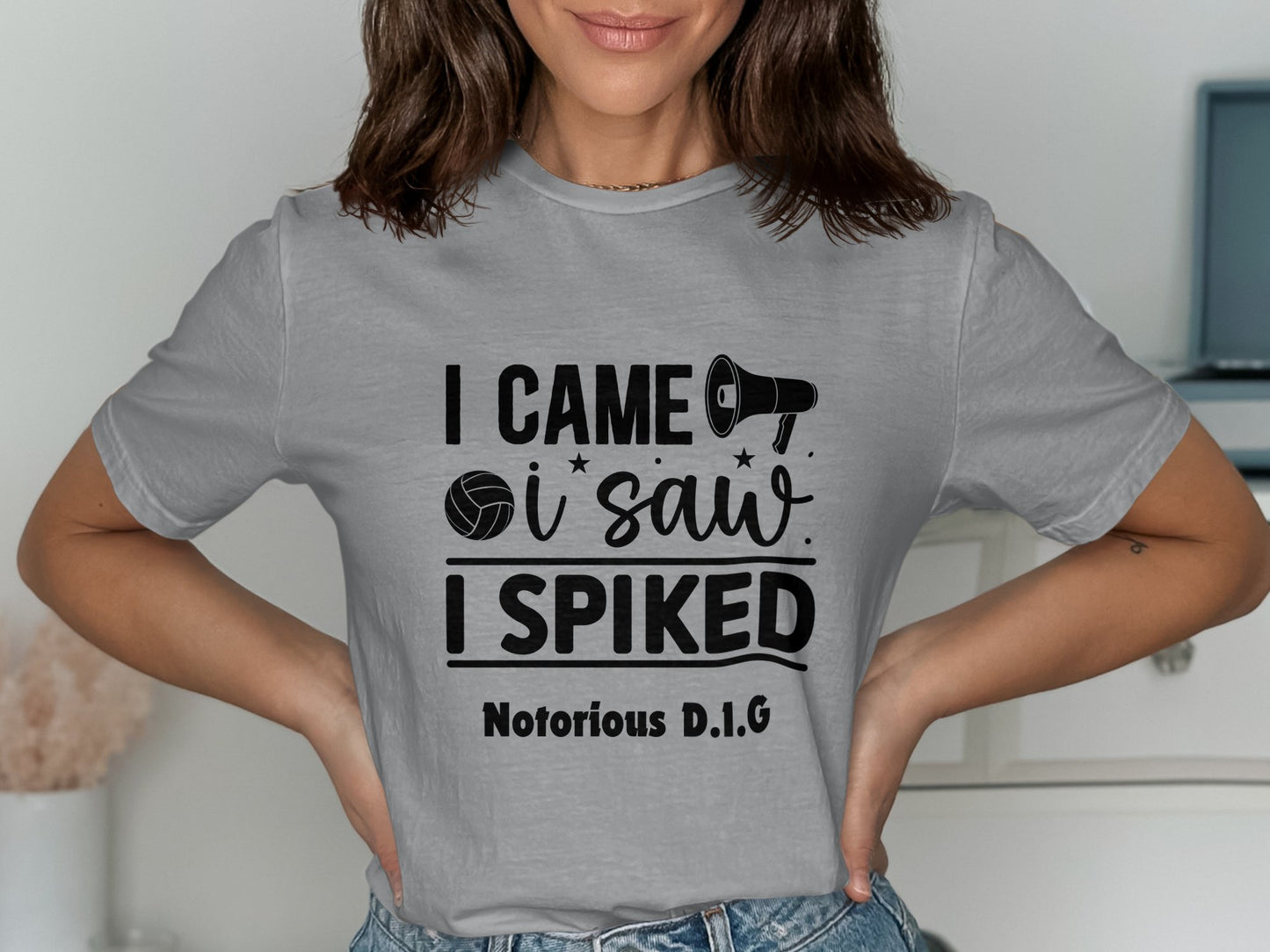 I came I saw I spiked-BLACK FONT