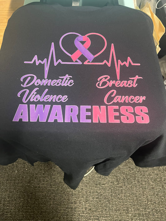 Domestic Violence/Breast Cancer Awareness Shirt