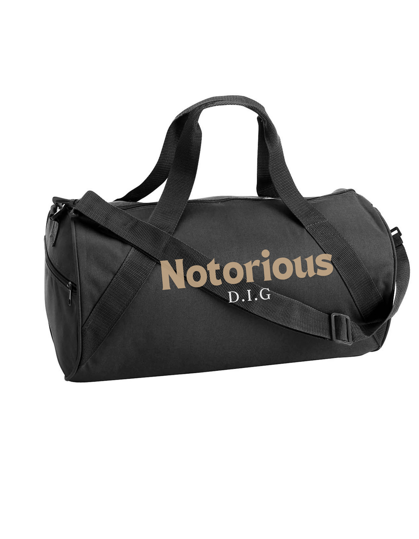 Notorious D.I.G Barrel Duffel (Logo embroidered)