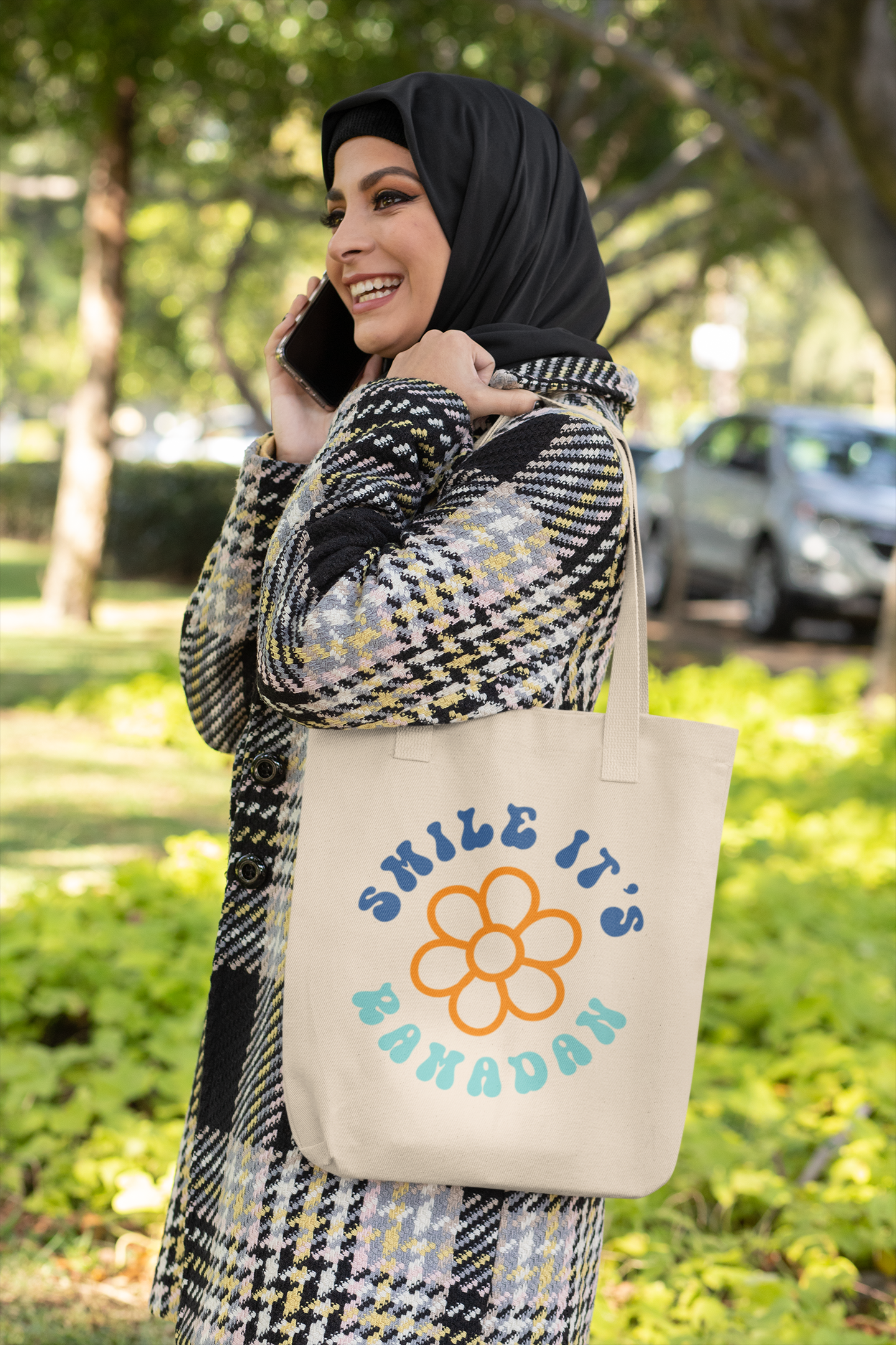 Smile it's Ramadan Tote Bag